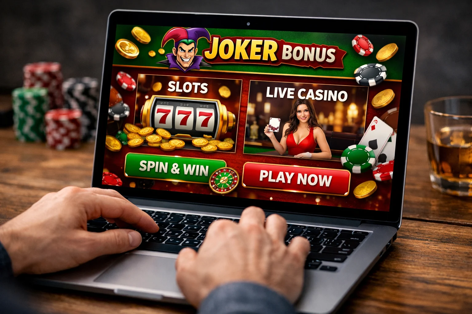 Бездепозитний бонус у Joker Casino
